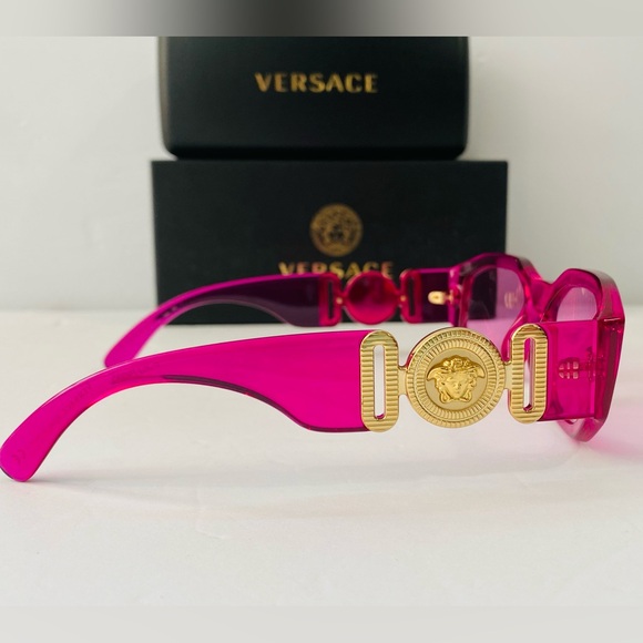 VERSACE VE4361 BIGGIE SUNGLASSES IN PINK - Picture 9 of 16